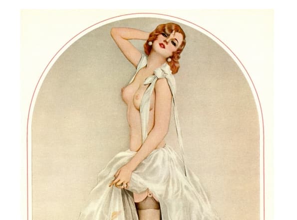 Ilustración de su esposa Ann Mae, 1920.