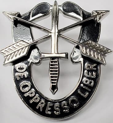 Insignia de las Fuerzas Especiales de Estados Unidos.