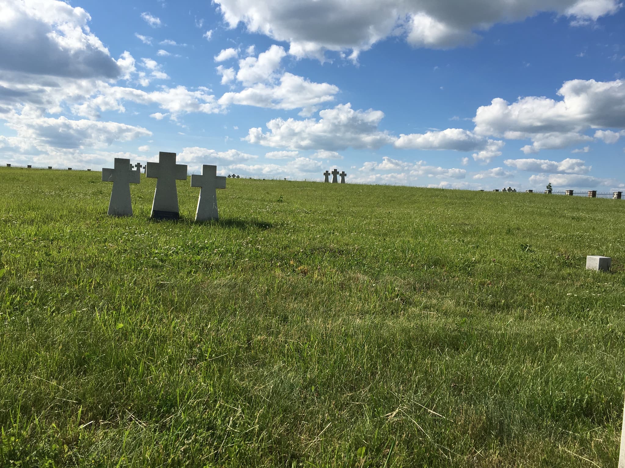 Campo de entierro, Cementerio Militar Alemán en Besedino/Kursk, Rusia (Foto tomada por la autora, junio de 2017)