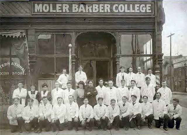 Moler Barber College was the main set for the hilarious story "Taking a Chance For a Free Shave". Source: Toronto Star Archives.