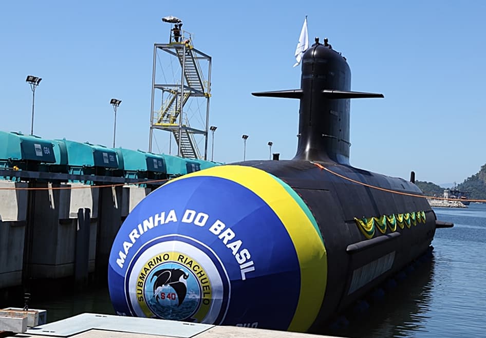 Brazilian-made Submarine Riachuelo (S-40). Source: Brazilian Navy.